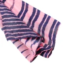 Black Scarf Black Pink Stripes Pattern Women's Lightweight Winter Summer Scarf Shawl Wrap Guard Warm Feel