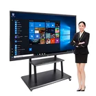 75" 20 Point Infrared Free White Software Teaching Android System Touch Business Smart Whiteboard
