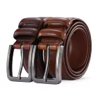 Leather Mens Belt Men Belt China Wholesale High Quality Fashionable Cowhide Leather Mens Belt Made In China Belt
