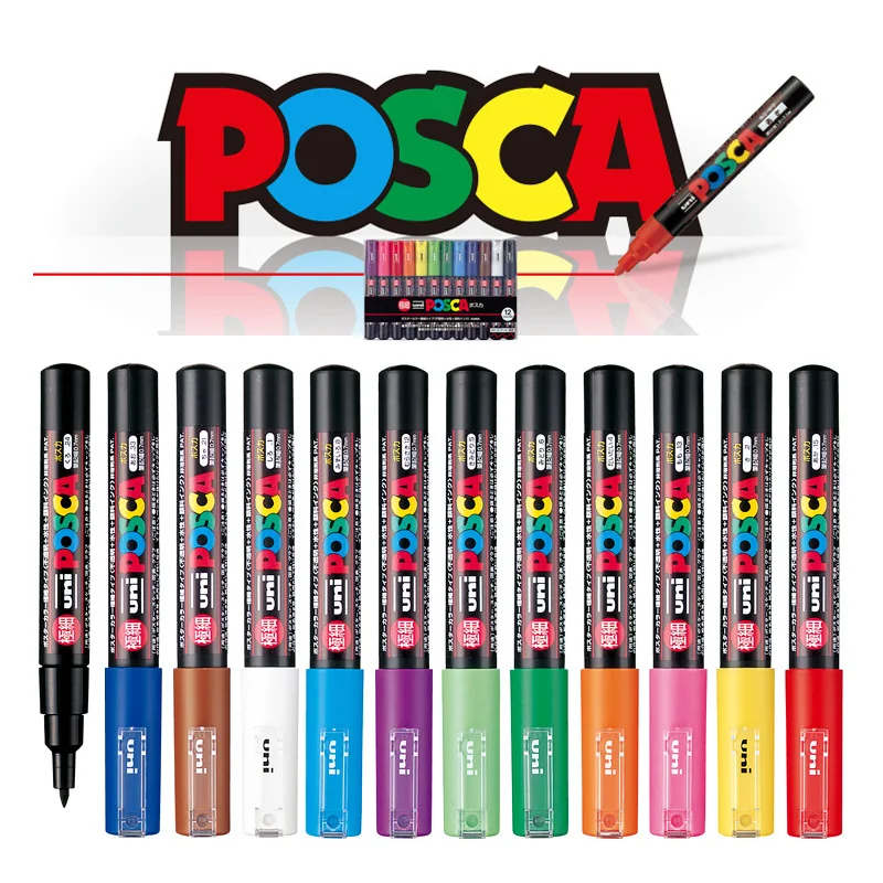 Water-based Colored Permanent Art Poscas Uni Paint Marker - Buy Posca Marker Set,Posca Marker Product on Alibaba.com