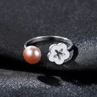 Rings Ring Ready To Ship New Arrive Sterling Silver Rings Pink Pearl Ring For Women
