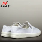 Hole Shoes PU Canvas Single Hole Mesh Shoes Wholesale Semiconductor Plants Use Anti-static Esd Shoes