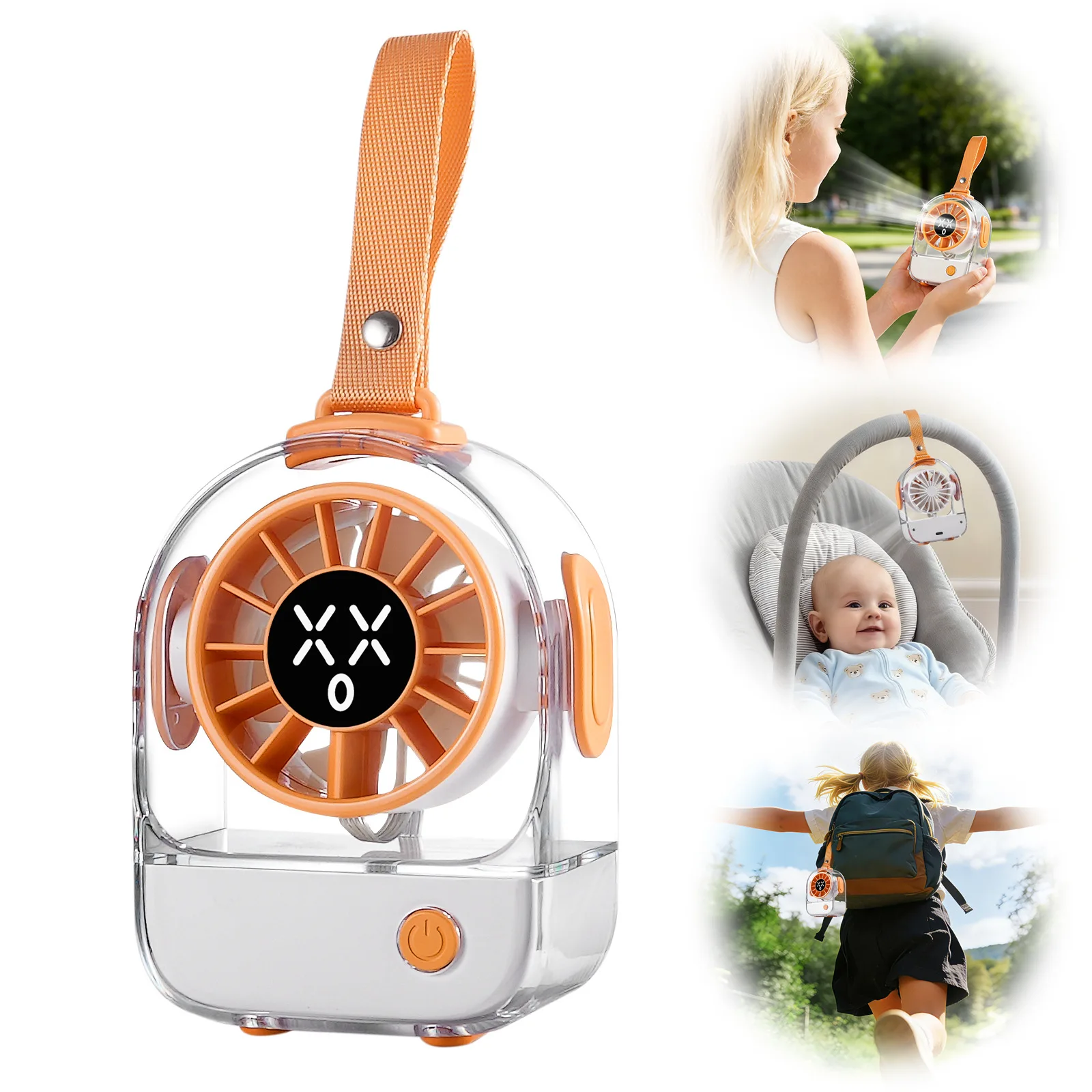 Desktop Electric Fan, USB, Portable - detail 8