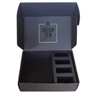 Wine Box Custom Printed Recycled Wine Bottle Black Cardboard Gift Boxes Liquor Mailer Box