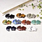 Star Stone Natural Crystals Star Moon Shaped Stone Ornaments Healing Gemstone For Home Decoration
