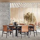 Dining Room China Supplier Hot Sale Luxury Modern Dining Room Soft Wrap Casual Solid Wood Chair