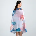 Beach Towel XIAOAO Popular Amazon Microfiber Printed Beach Towel Soft Beach Towel
