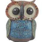 Animal Special Resin Family Owl Set Cute Animal Shape Resin Statue