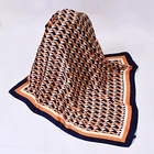 Scarf Silk Digital Printing 70 Square Scarf Fashion Women's Scarf Custom Logo Silk Satin Scarf