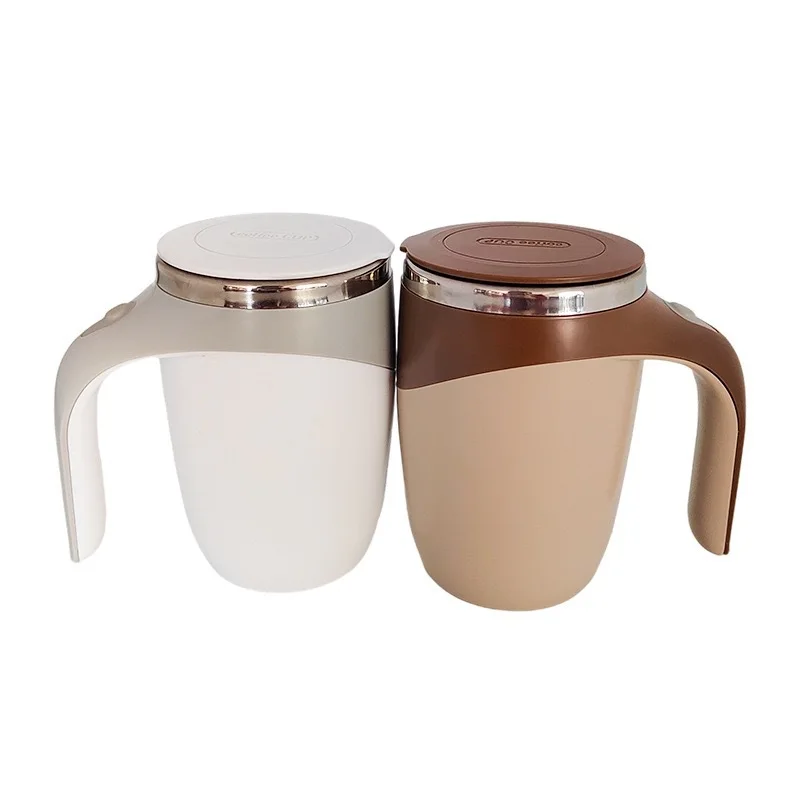 USB Rechargeable Fully automatic mixing cup stainless steel lazy  automatic magnetic portable Shake coffee Cup