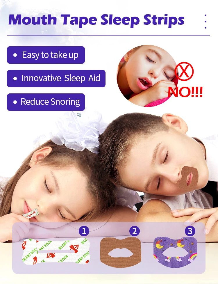 product best selling products 2023 sleep strips professional kids sleep mouth strips portable mouth tapes for better nose breathing-0