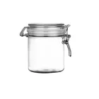 Container Wholesale Container Air Seal PET Plastic Kilner Jar With Metal Lock 150ml Plastic Skin Care Packaging
