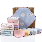 Jacquard Towel Jacquard Towels 24*24CM Jacquard 100% Cotton Gauze 6 Layers Muslin Towel For Hands Cleaning
