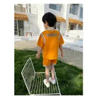 Direct Direct Selling Colourful 100% Cotton Summer Popular Short Sleeve 2 Piece Short Set