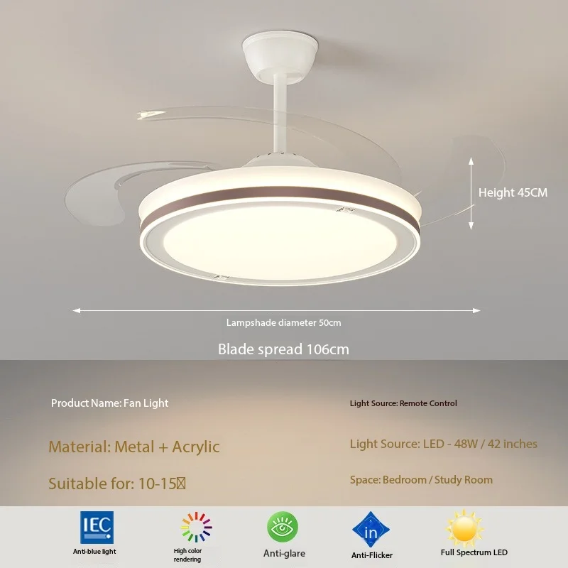 Ceiling Fan, Abs, HC-2686-WH-42 - detail 6