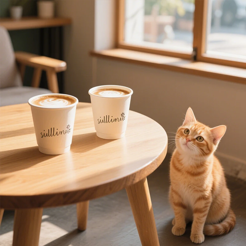 product 14 16 ounce hot selling custom personalized printed white paper cups branded premium double layer hot coffee paper cup with lids-5