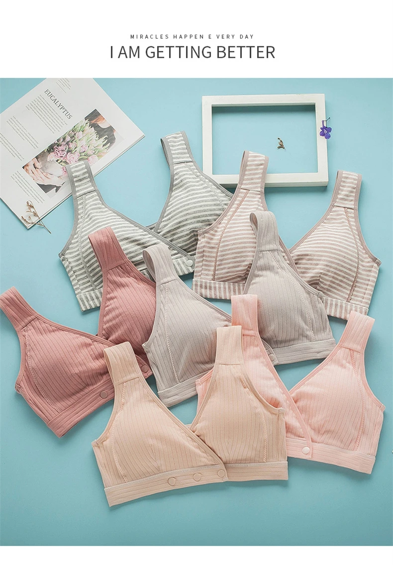 تمريض الأمومة حمالات الصدر Bras For Breastfeeding Strip Support