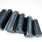 Natural Blue Stone Wholesale High Quality Natural Blue Tiger Eye Stone Crystal Tower Point
