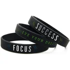 Rubber Bracelet Eco-friendly Printed Custom Logo Rubber Bracelet Wrist Band Silicone Wristband