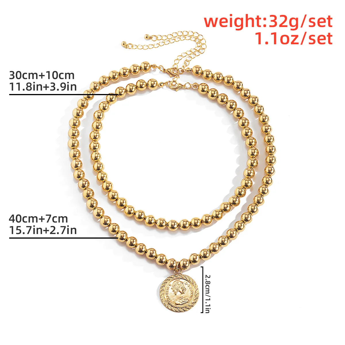 custom diy lady pearl pendant necklace,multilayer charm chain gold plated women necklaces jewelry