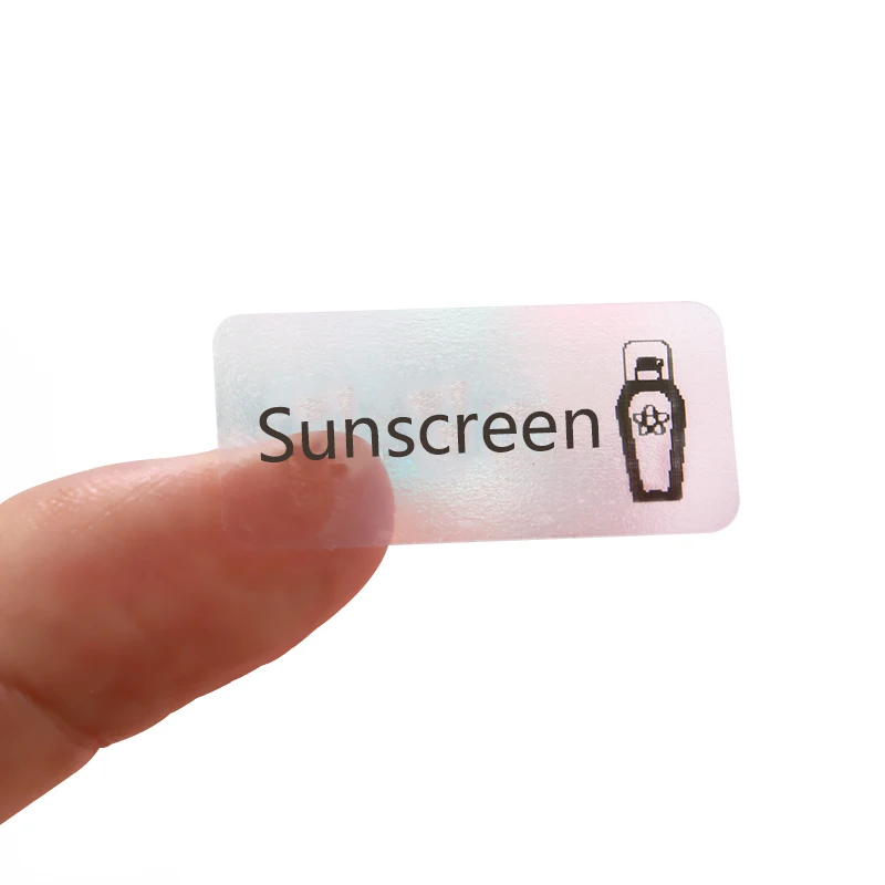 transparent thermal labels