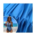 190g 82 Nylon 18 Spandex 4 Way Licra Knitted Waterproof Elastic Fabric For Suspenders Swimwear