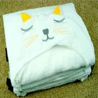 Kids Towel Wholesale Bamboo Fiber Drying Cartoon Character Kids Bath Towel With Hood