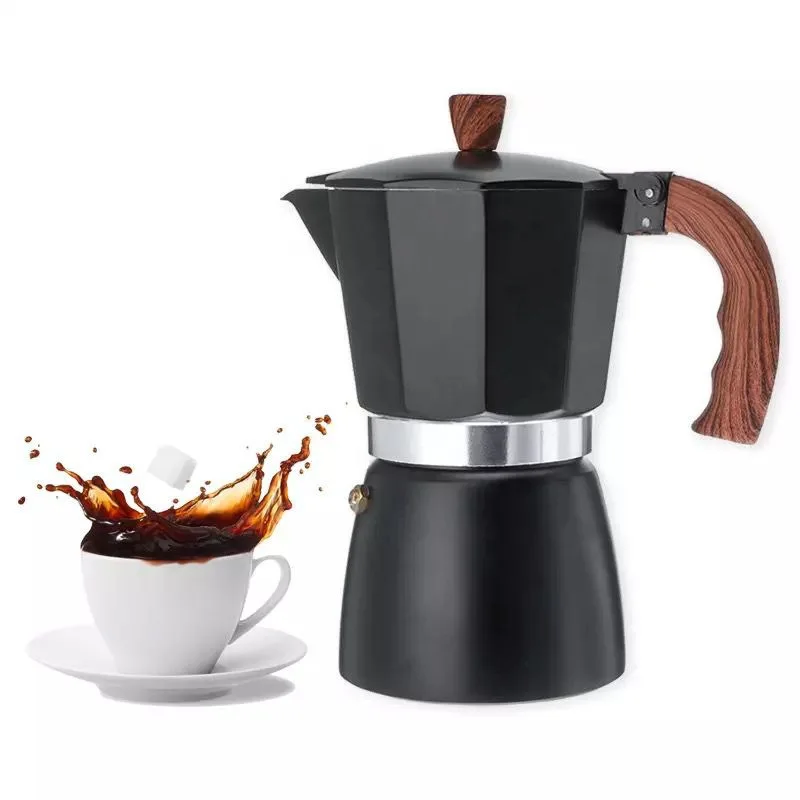 Six Cup Cafetera Moka Pots Stovetop 