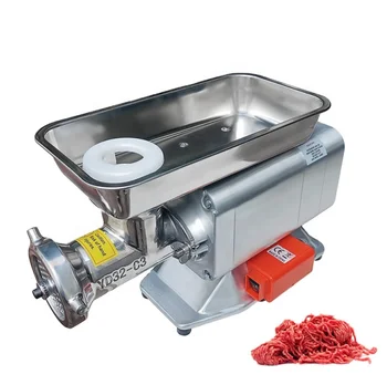 Small Household Home Use Commercial Multifunction Powerful Motor Stainless Steel Fish Pork Meat Mincer Machine