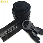 Zip Quality Zipper YYX #5 Molded Plastic Separating Zippers For Jackets Zip Resin V Shaped Zipper