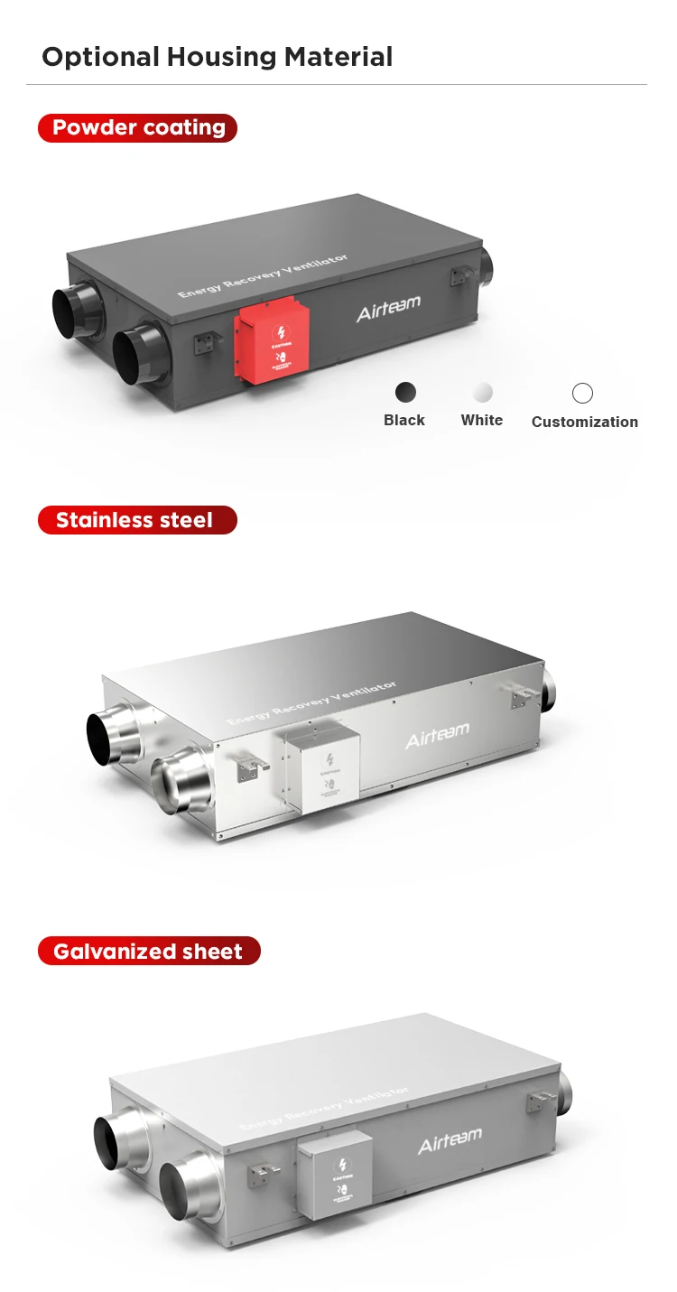Recuperator Energy Recovery Ventilator, Single phase - detail 4