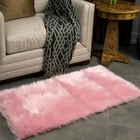 Carpet Faux Fur Rug 2021 Wholesale 2 By 4ft Rectangle Rug Shaggy Faux Fur Carpet