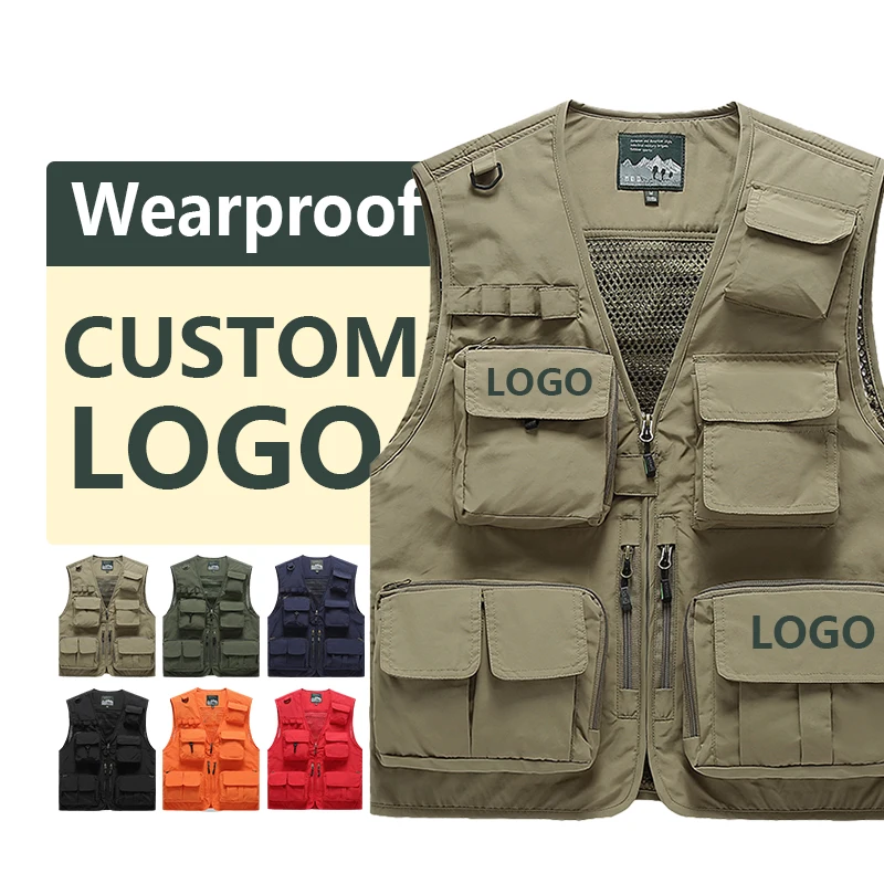 Niton Tactical 4 Pocket Utility Vest with Search and Rescue Logos Included 