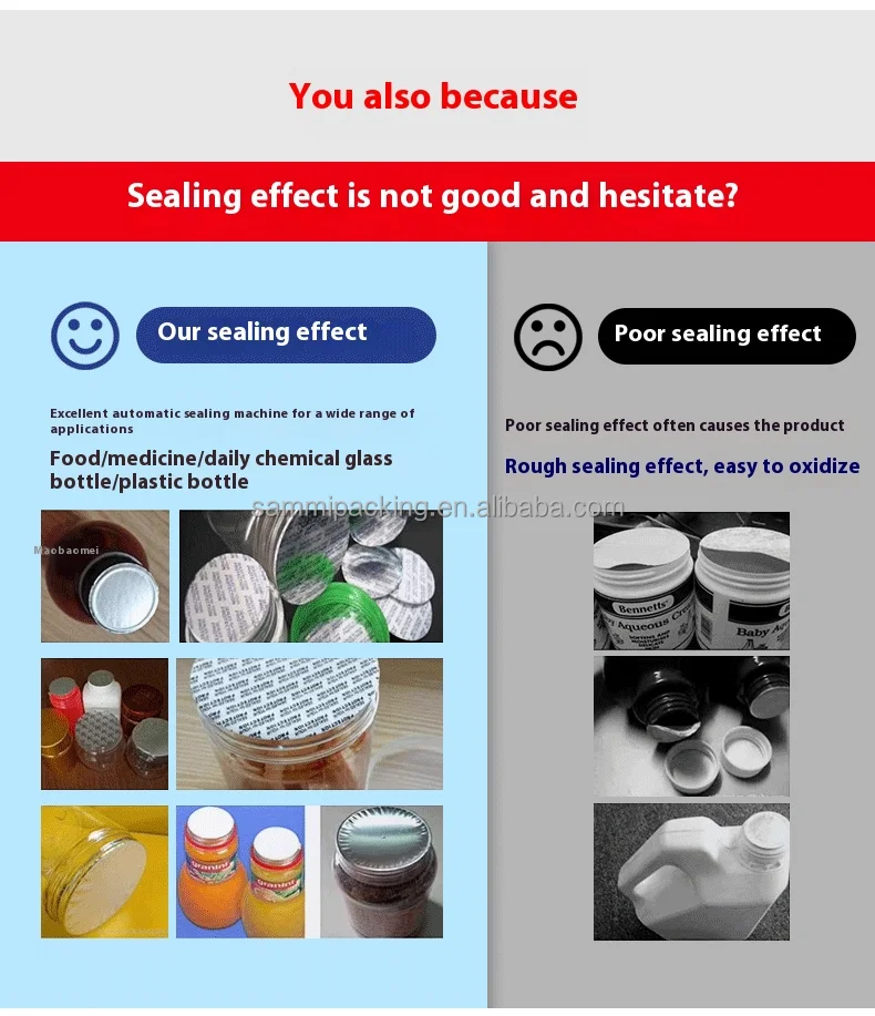 自動床型 連続インダクション密封機 小型のプラスチックボトルのためのインダクション熱密封機 12