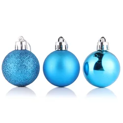New Design Exquisite Gold Christmas Plastic Ball, Ornament Christmas Balls, Christmas Tree Hanging Ball