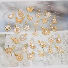 Charm Necklace JXX JDZ-158 Micro Insert Drop Charm Custom Jewelry Pendant Necklace For Jewelry Making