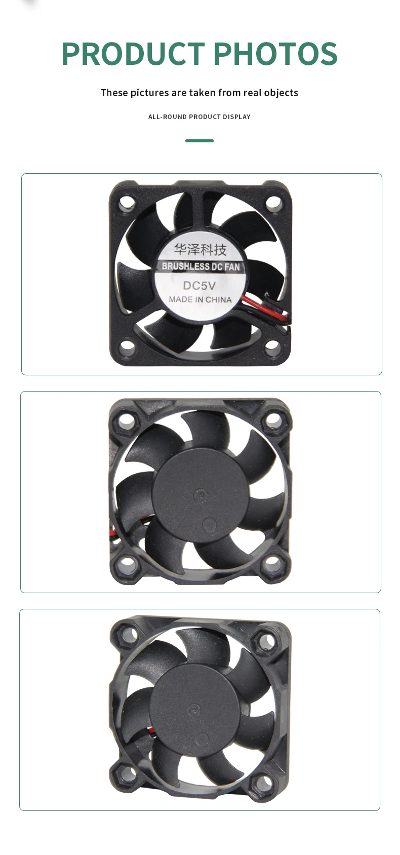 Axial Fan, 5V, 12V, 24V, 30*30*10mm - detail 18