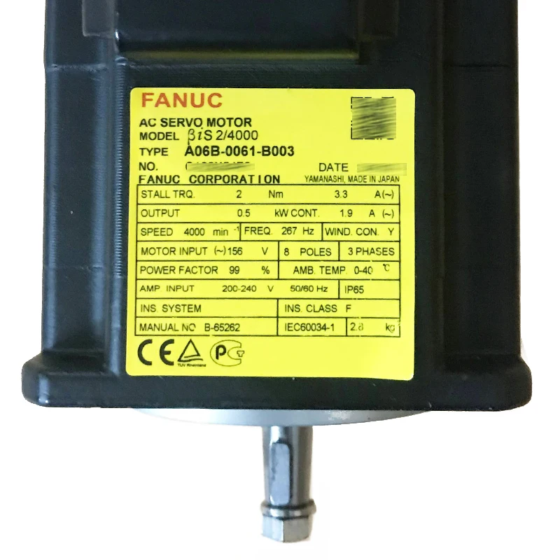A06B-0061-B003 Động Cơ Servo Fanuc AC Chính Hãng Mới