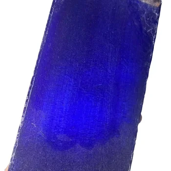 China Guangzhou wholesale artificial gem blue cat's eye sapphire blue Aubao raw stone jewelry materials