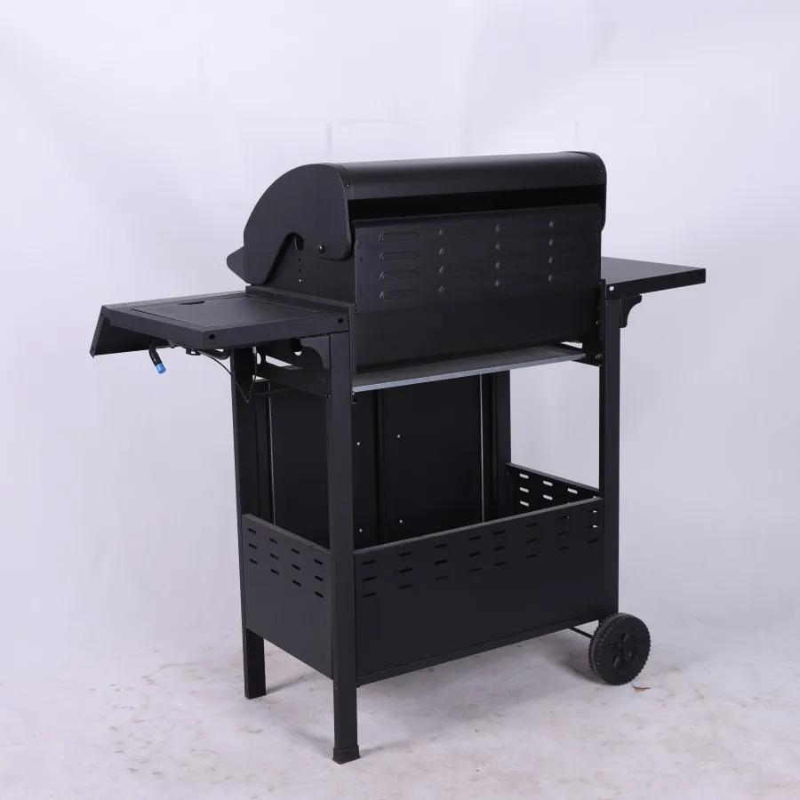 Premium Smokeless Free-Standing 5-Person Garden BBQ Propane Gas Grill details