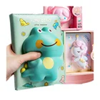 Book Custom Logo Printing PU Notebook Squishy Stickers With Book Slow Rising Squeeze Stress Relief Squishy Toy