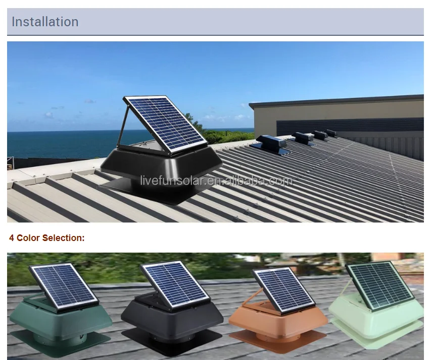 Ceiling Fan, Solar, 30W, 35W, 40W - detail 18