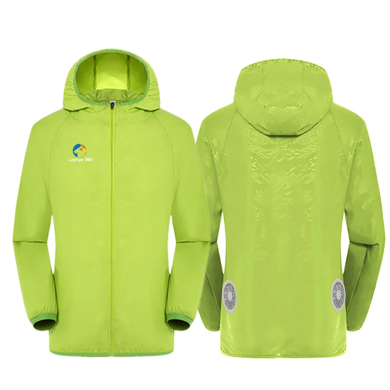 Air Fan Jacket With Power Bank Cooling 