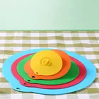 Pot Lid Hot Sale Custom Logo 5 Piece Set Silicone Pot Lid Silicone Pot Cover Silicone Suction Cup Lid For Pan