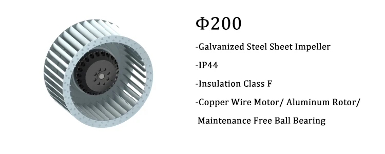 Centrifugal Fan, 8", 220VAC - detail 10