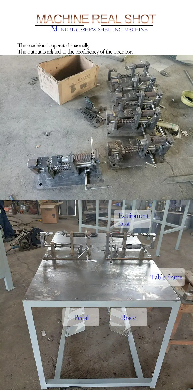 Manual Cashew Nut Shelling Machine manufacture