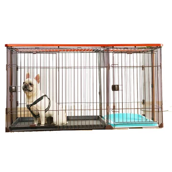 Dog cage dog kennel with toilet separation Teddy Bomei small and medium sized dog Pet Cages