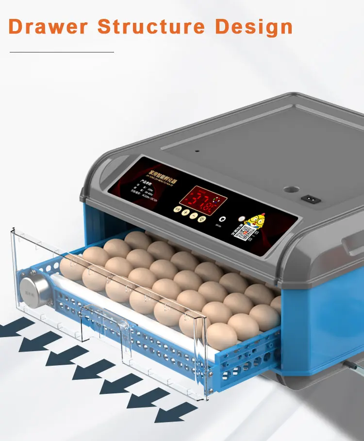 Capacity Eggs Incubator Fan, 64PCS, 110v, PP - detail 12