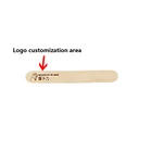 Sticks Ice Cream Stick Popsicle Stick Wood Biodegradable Custom Logo Popsicle Sticks Ice Cream Stick