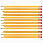 Pencils Hexagonal Shape HB #2 Yellow Wooden Pencils With Eraser Tip
